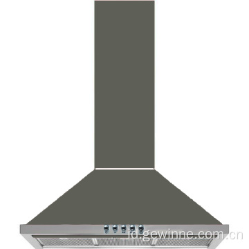 60CM Retro hood chimney range extractor fan dapur